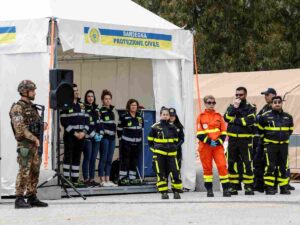 Pompieri e protezione civile insieme