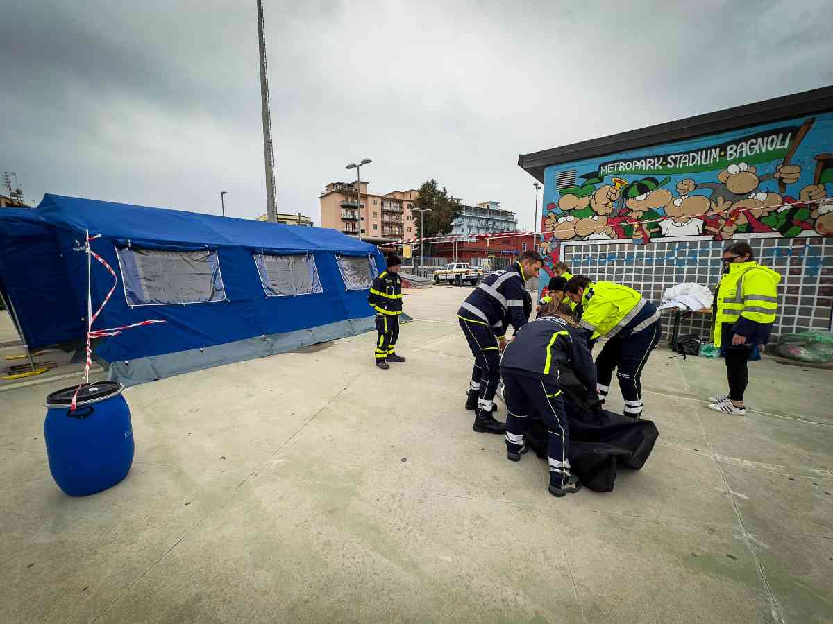 Protezione Civile a Bagnoli