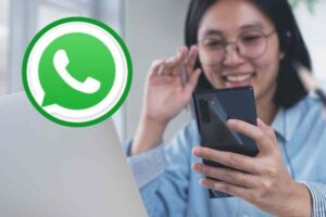 Ragazza parla al cellulare
